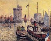马克西姆 莫福拉 : The Port of La Rochelle at Twilight